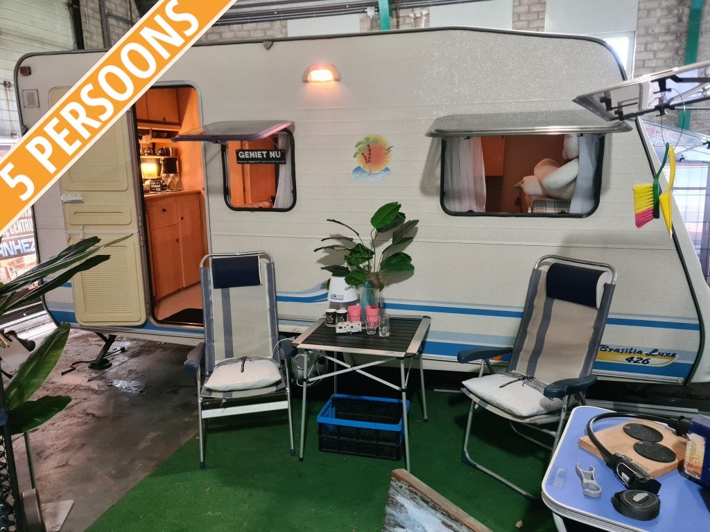 CARAVELAIR 426 TK BRASILLIA DE LUX / VT EN LUIFEL, Dwarsbed, Bedrijf, 750 - 1000 kg, 4 tot 5 meter