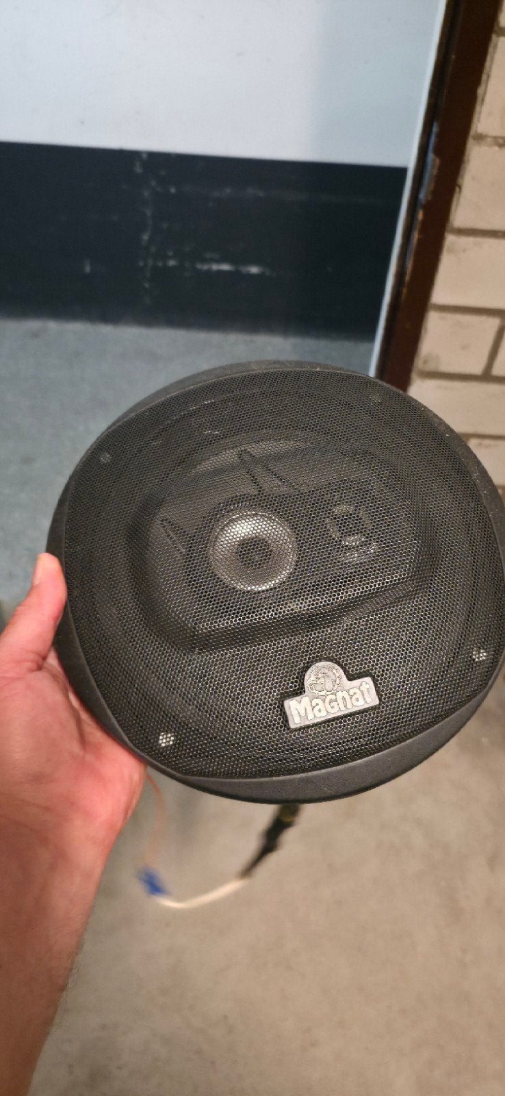Magnat traveller Hoedenplank speakers Zgan, Auto diversen, Ophalen, Zo goed als nieuw