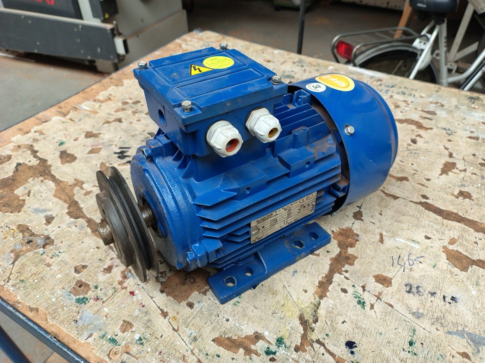 elecktromotor 400v 1.5kw, Ophalen, Gebruikt