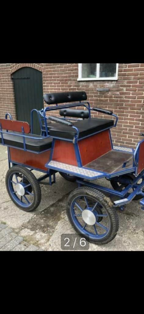 Te koop recreatie wagen voor pony, Dieren en Toebehoren, Gebruikt, Marathonwagen, Pony