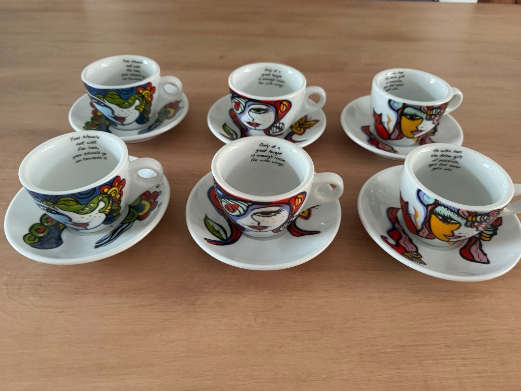Josien Broeren kopjes, Ophalen, Gebruikt, Overige stijlen, Kop(pen) en/of Schotel(s)