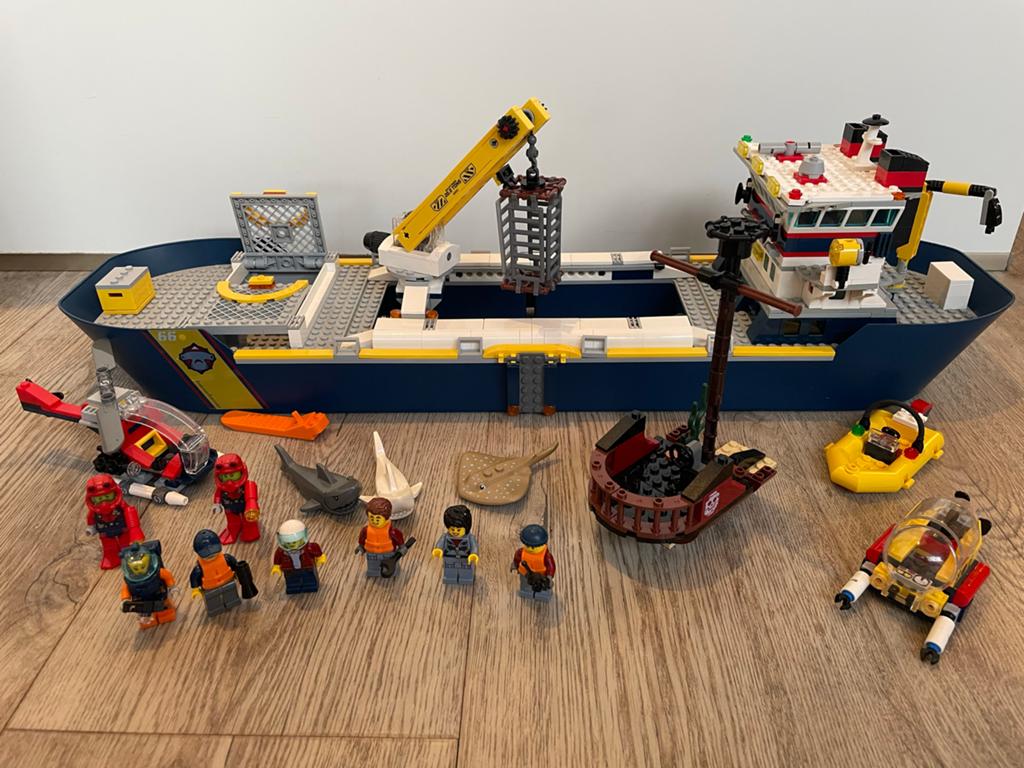 Compleet Lego City Oceaan Onderzoeksschip 60266, Kinderen en Baby's, Speelgoed | Duplo en Lego, Ophalen, City, Lego, Compleet