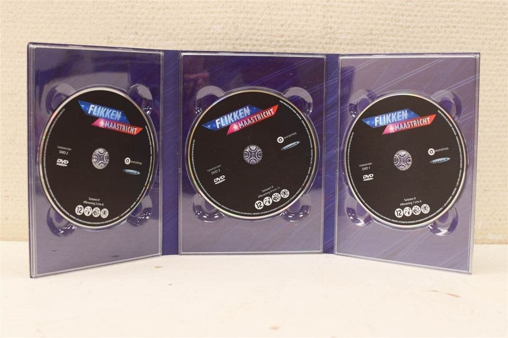 3 dvd box Flikken Maastricht seizoen 9 48385, Ophalen of Verzenden, Gebruikt