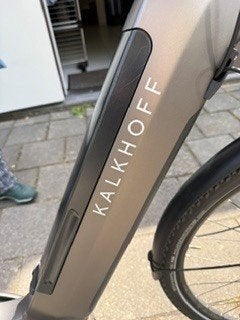 Kalkhoff damesfiets electrisch met Bosch motor, Gebruikt, 47 tot 50 cm, Versnellingen, Schijfrem