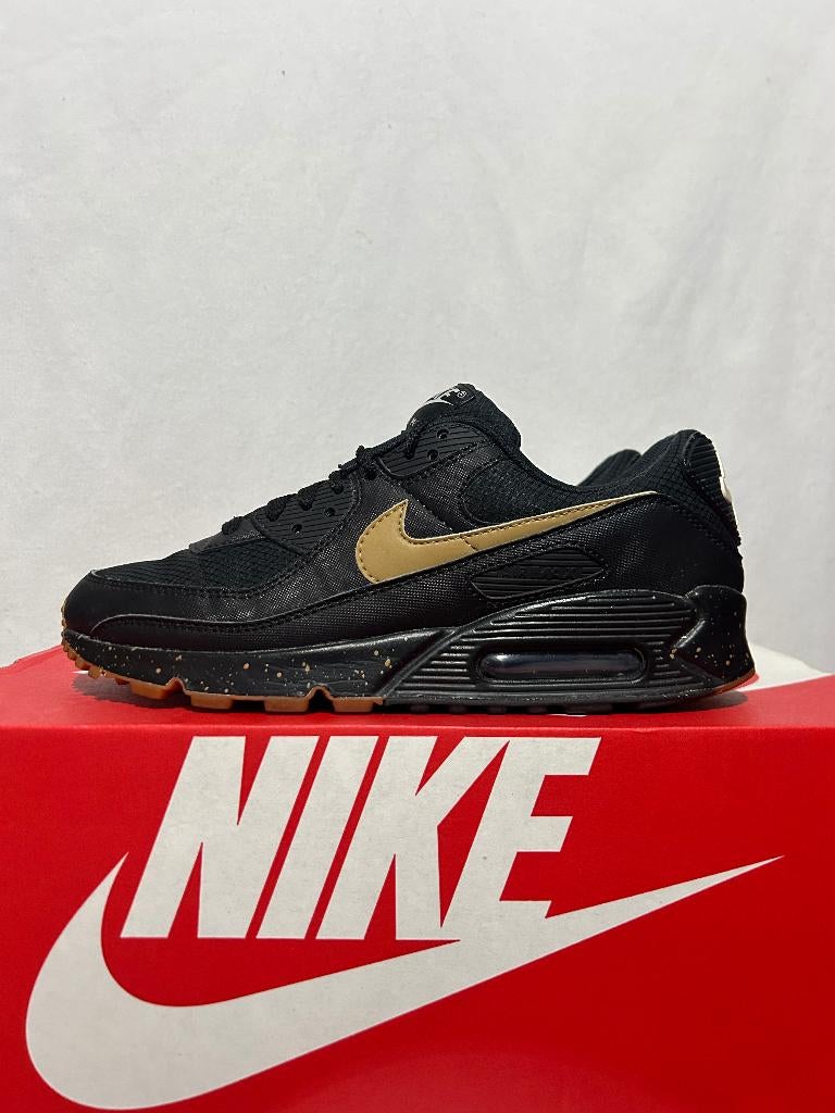 ALS NIEUW Maat 41 - Nike Air Max 90 By You Custom Black Gold