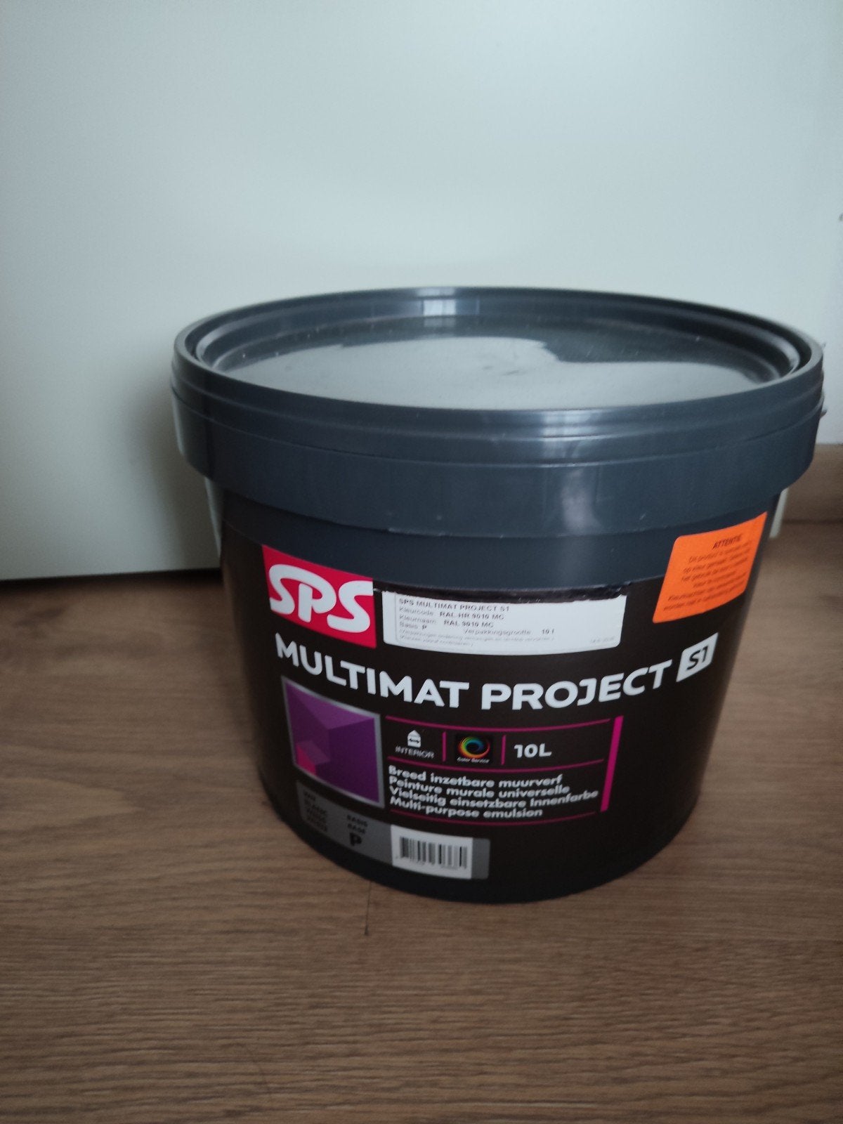 SPS Multimat Project S1 Muurverf 10L - Nieuw, Ophalen, Overige kleuren, 5 tot 10 liter, Nieuw