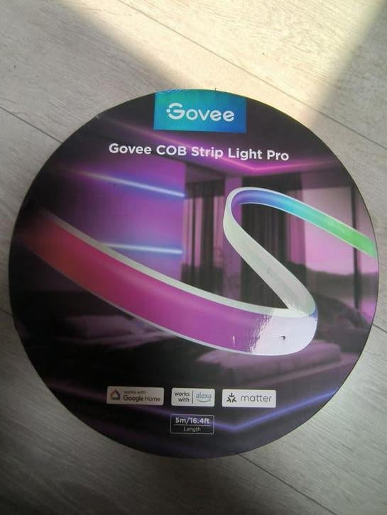 Govee COB Strip Light Pro - 5m Slimme LED Strip zonder plak, Ophalen, Gebruikt, Modern, Slimme verlichting, Sfeervol