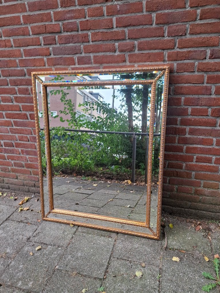 Venetiaanse Rechthoekige Spiegel 110x90, Huis en Inrichting, Ophalen, Gebruikt, 100 tot 150 cm, 75 tot 100 cm