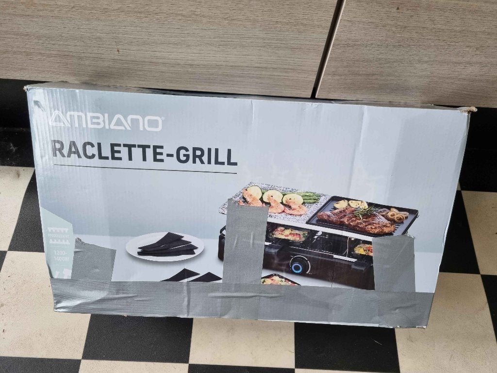 Raclette, z.g.a.n. in originele doos, Ophalen of Verzenden, Zo goed als nieuw, 4 t/m 7 personen