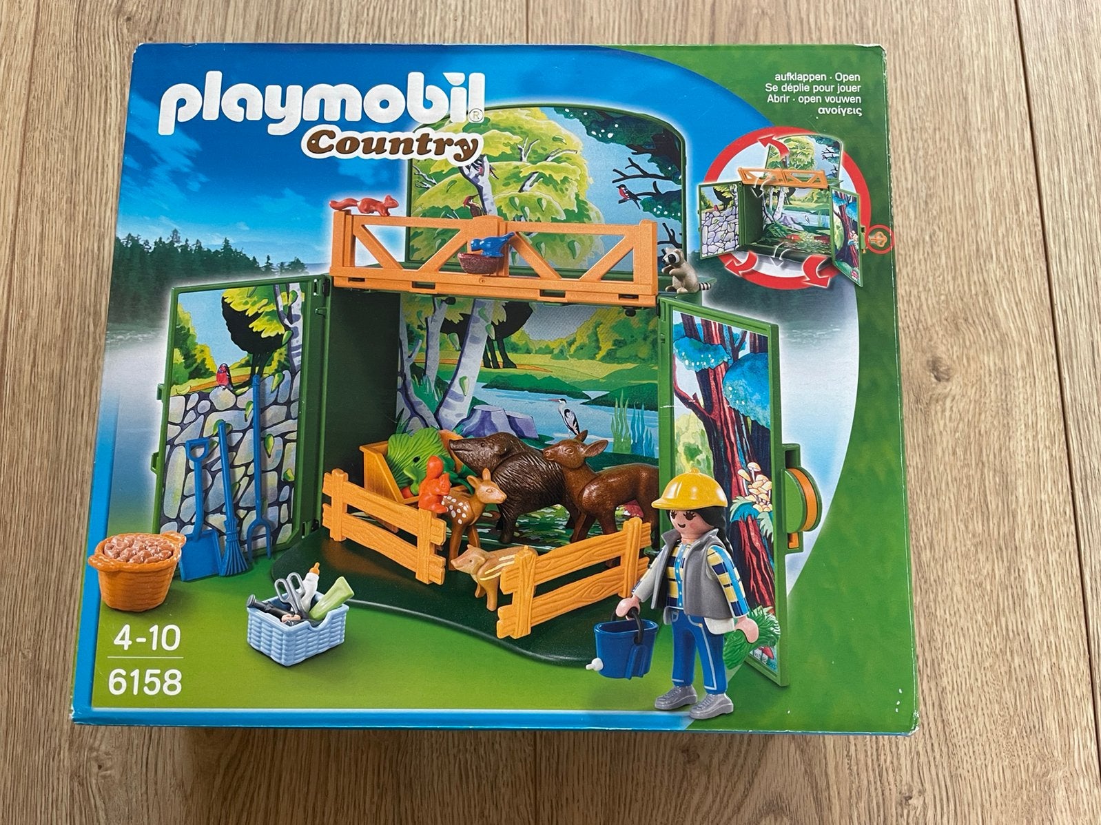 Playmobil Country 6158 Leven in het bos, compleet, Ophalen of Verzenden, Zo goed als nieuw, Complete set