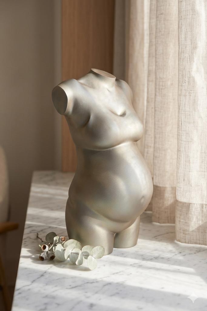 zwangerschapsbeeldje · zwanger · cadeau · persoonlijk ·, Verzenden, Nieuw, Kunststof