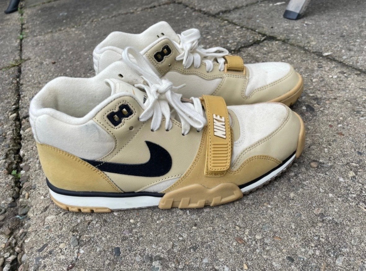Nike Air Trainer, Ophalen of Verzenden, Gedragen, Bruin, Sneakers of Gympen