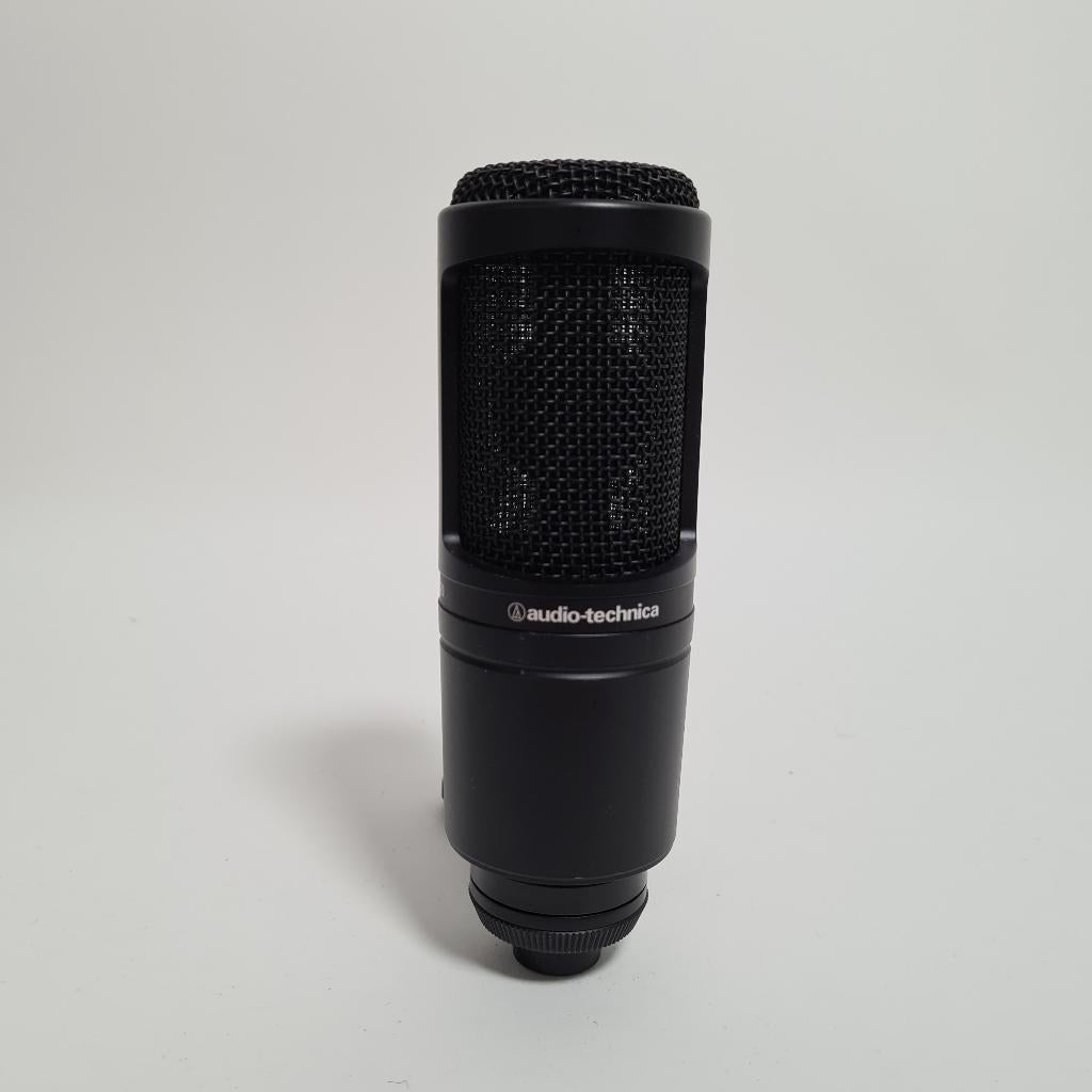 Audio Technica AT2020 Condensator Microfoon met Pop-filter, Muziek en Instrumenten, Microfoons, Ophalen of Verzenden, Gebruikt