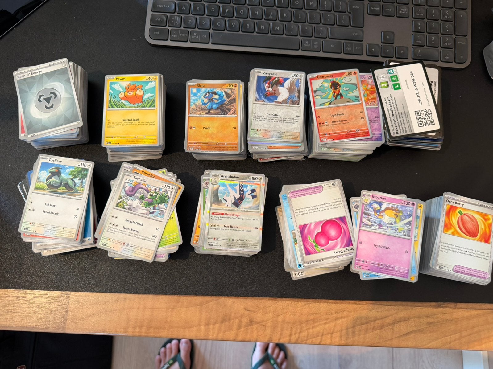 Pokemon kaarten BULK - ca. 1200 kaarten veel reversed holo's, Ophalen of Verzenden, Zo goed als nieuw