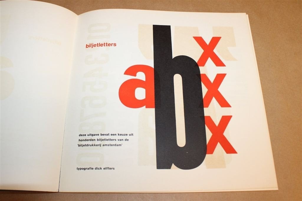 Biljetletters — Biljetdrukkerij Amsterdam Elffers 1971, Ophalen of Verzenden, Gelezen, Fotografen