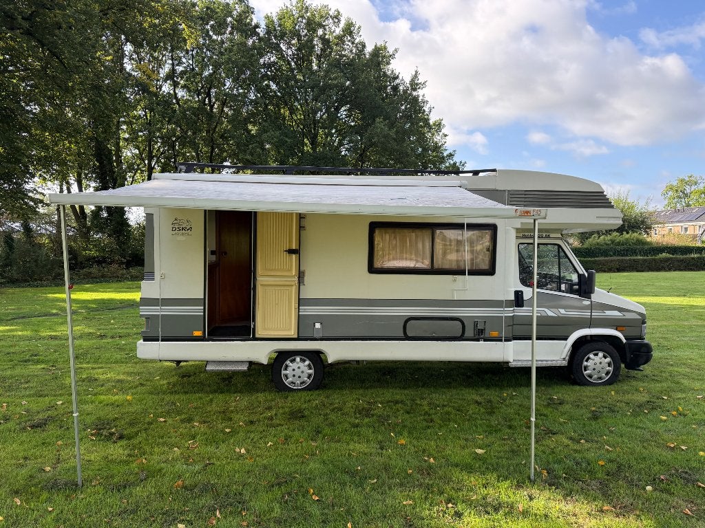 Peugeot 2.5 diesel hobby ak 620,alkoof,nieuwe apk, bwj 1992, Chemisch toilet, Alkoof, Ringverwarming, Reservewiel