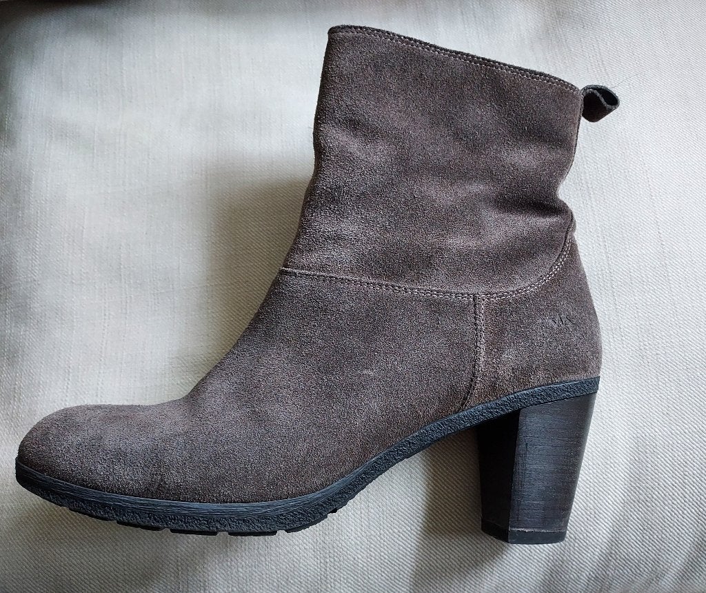 Mooie suede laarsjes van VIA VAI groen/grijs    maat 41, Via Vai, Overige kleuren, Verzenden, Lage of Enkellaarzen