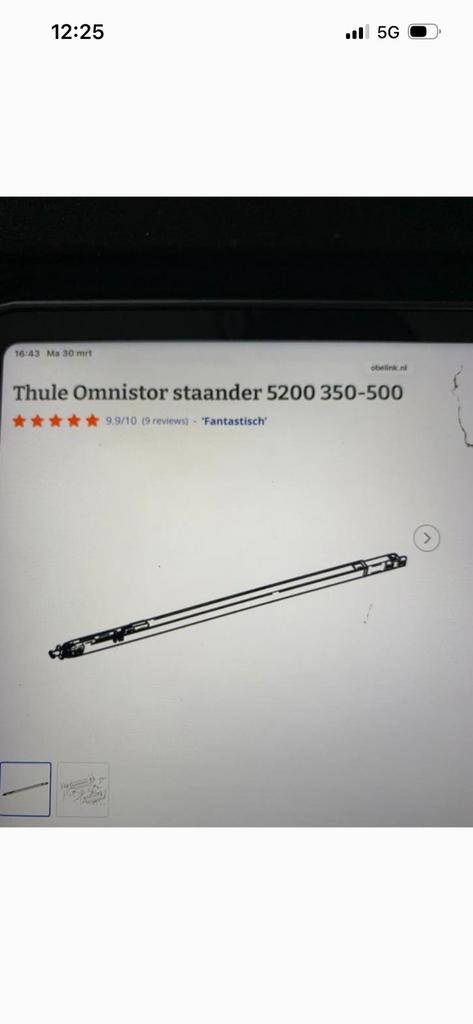 Omnistor staander, Ophalen, Zo goed als nieuw