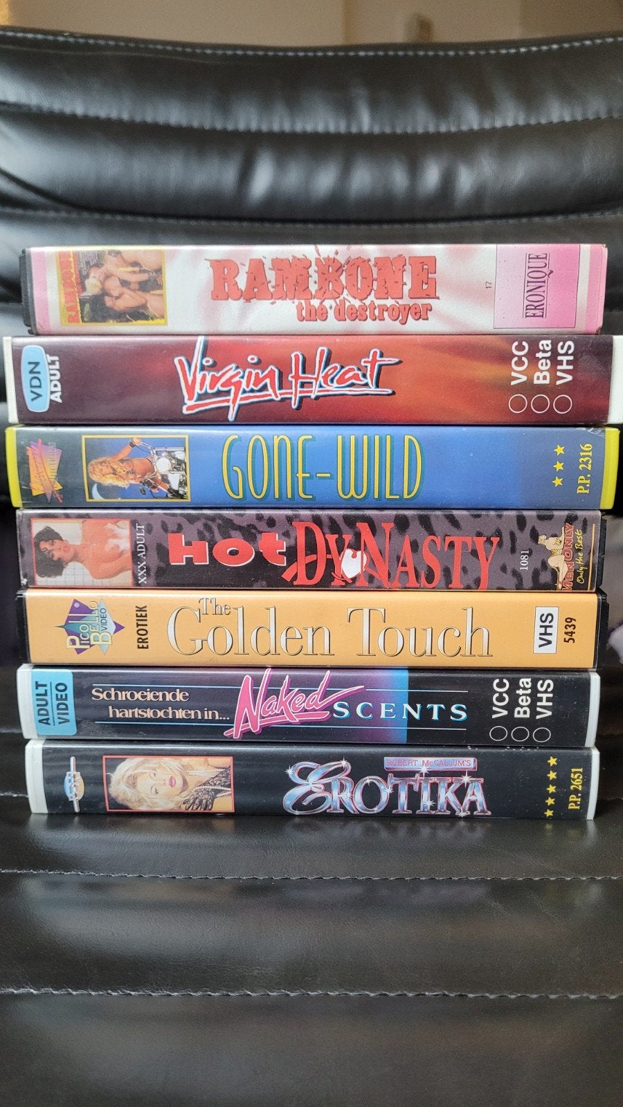 Setje Vintage erotische films op VHS, Ophalen of Verzenden