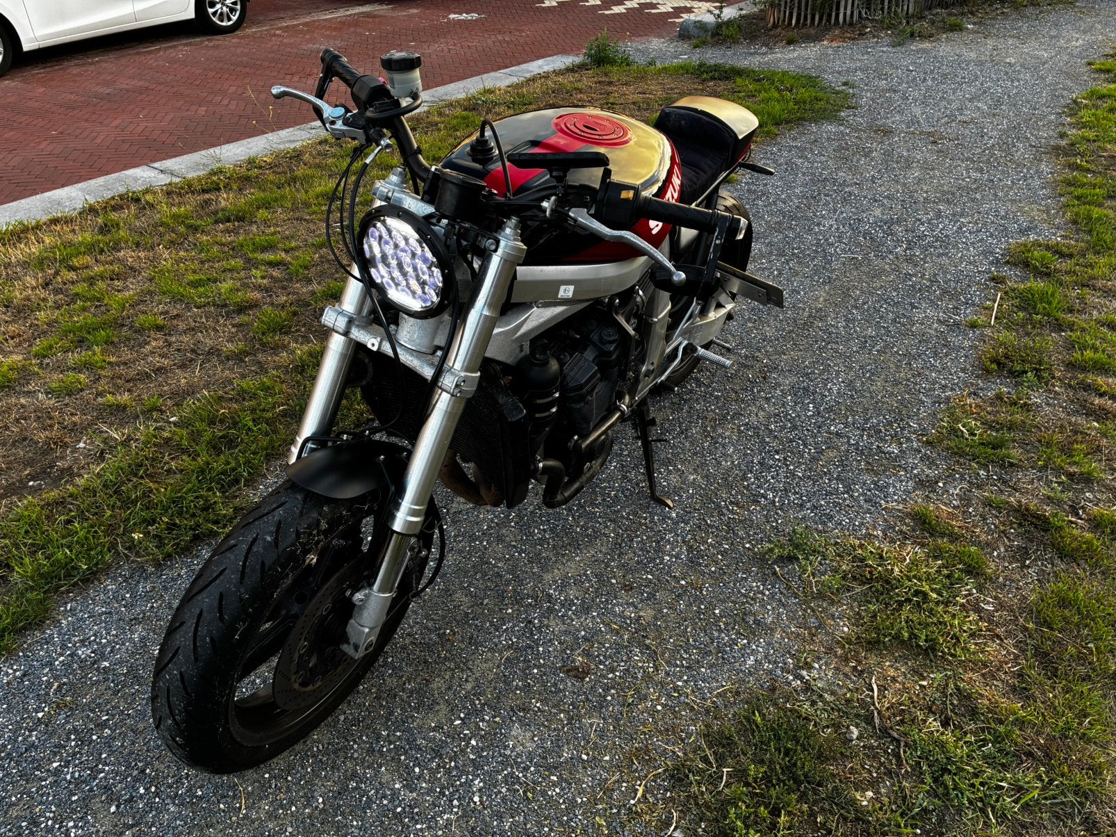 Suzuki GSX-R 750 custom, 4 cilinders, Motorrijbewijs A, Gebruikt, 749 cc