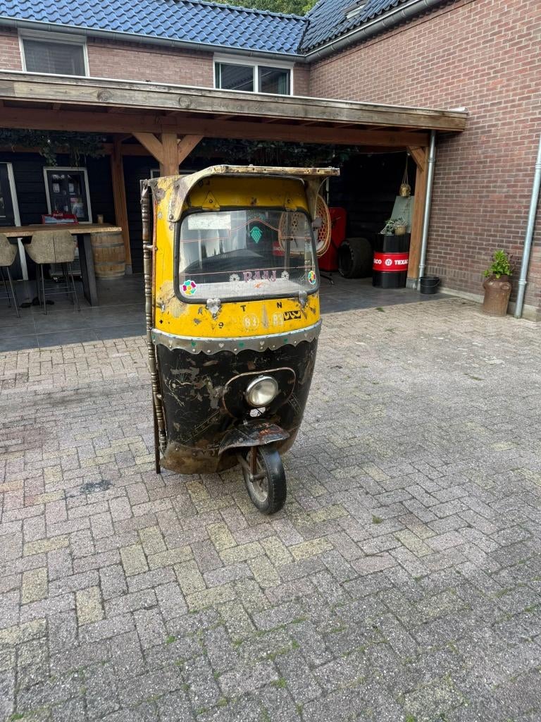 Echte TUKTUK EYECATCHER BAR mancave huiskamer, Huis en Inrichting, Ophalen, Gebruikt, 100 tot 150 cm, Mancave