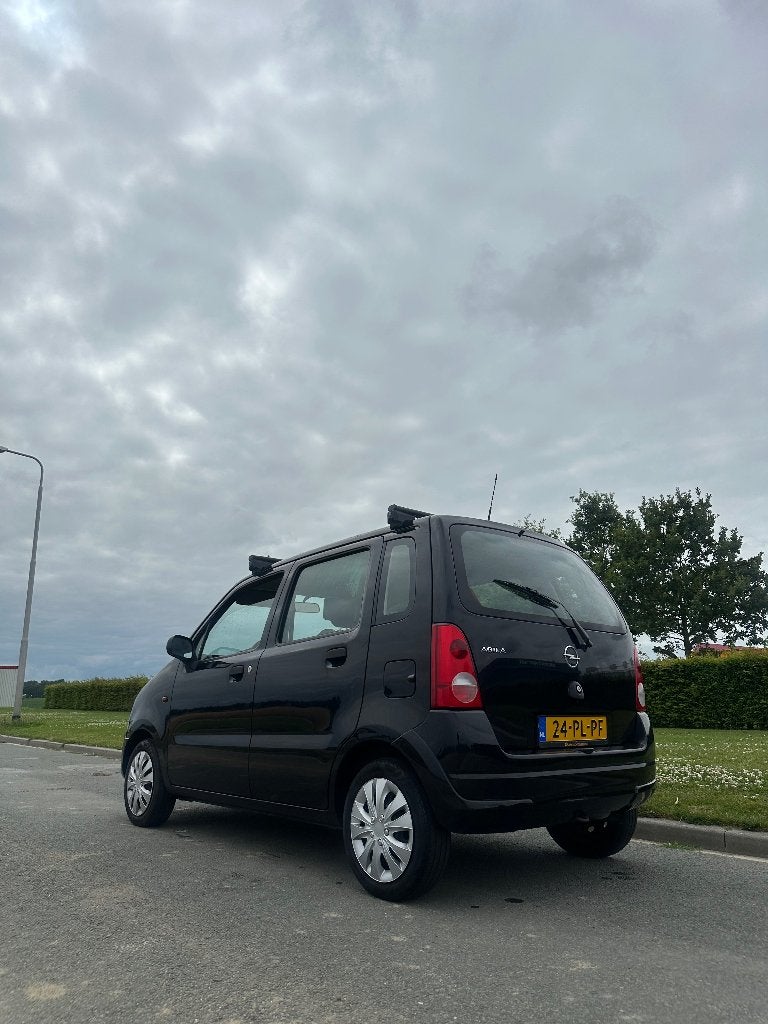 Nette Opel Agila 1.0 | 129.000 km NAP | Lange APK | Zuinig, Auto's, Opel, Voorwielaandrijving, 31 €/maand, Zwart, Origineel Nederlands