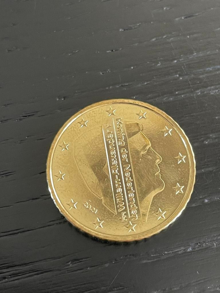 50 euro cent Nederland Willem 2021, Postzegels en Munten, Munten | Europa | Euromunten, Ophalen of Verzenden, Overige landen, 50 cent