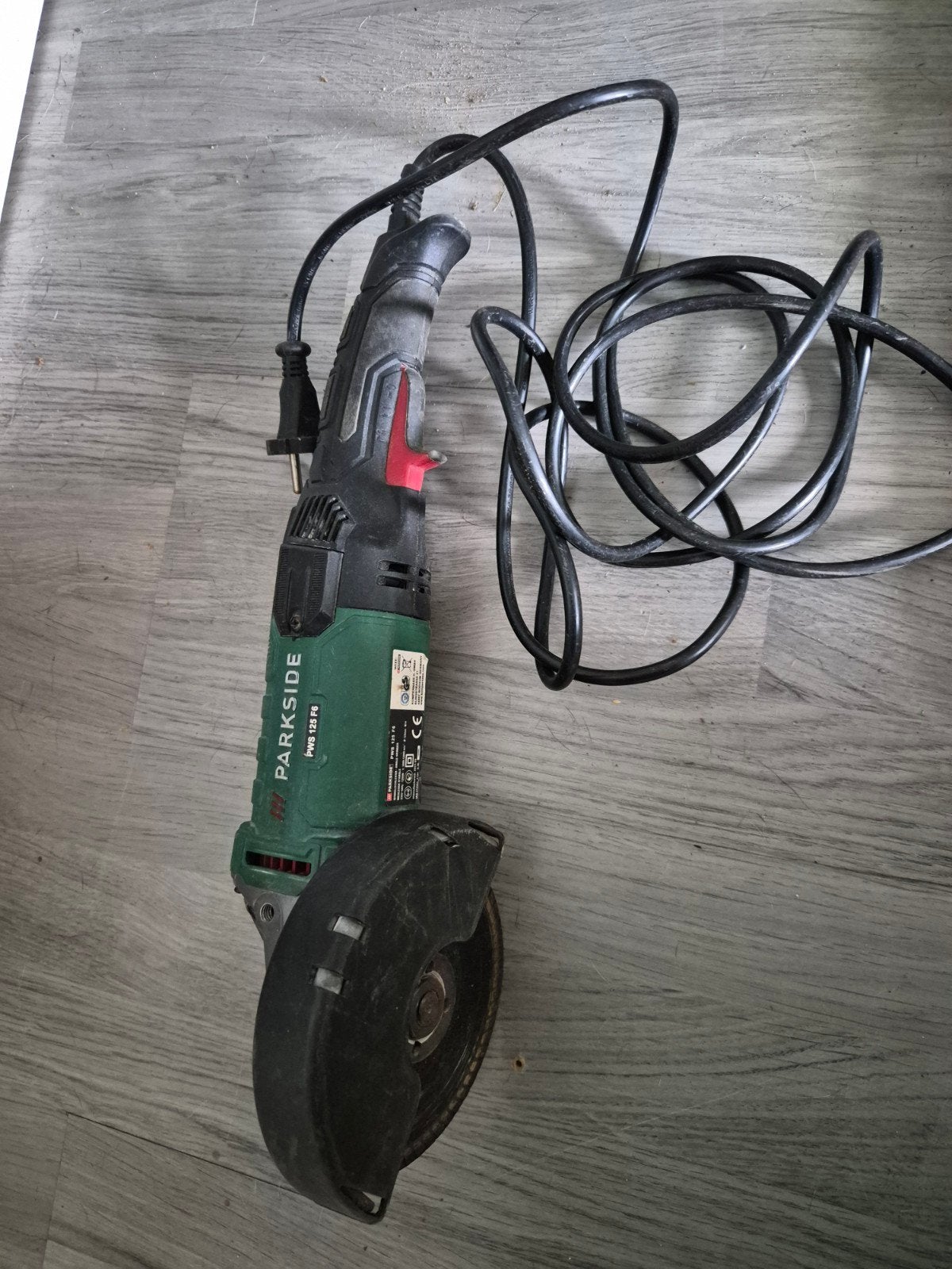 Parkside Haakse Slijpmachine PWS 125 F6 - Gebruikt, Ophalen, Gebruikt, Minder dan 700 watt, Haakse handslijpmachine