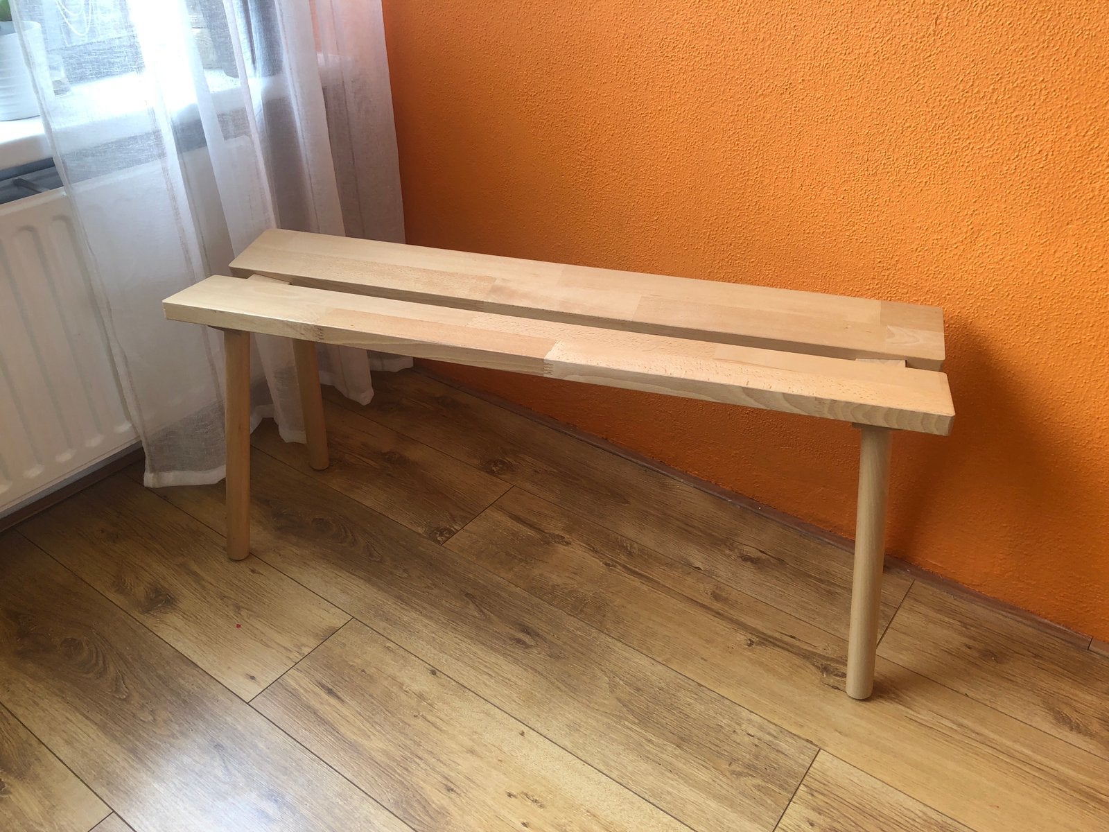 Bank voor binnen, Huis en Inrichting, Banken | Bankstellen, Ophalen, Minder dan 75 cm, Rechte bank, Minder dan 150 cm