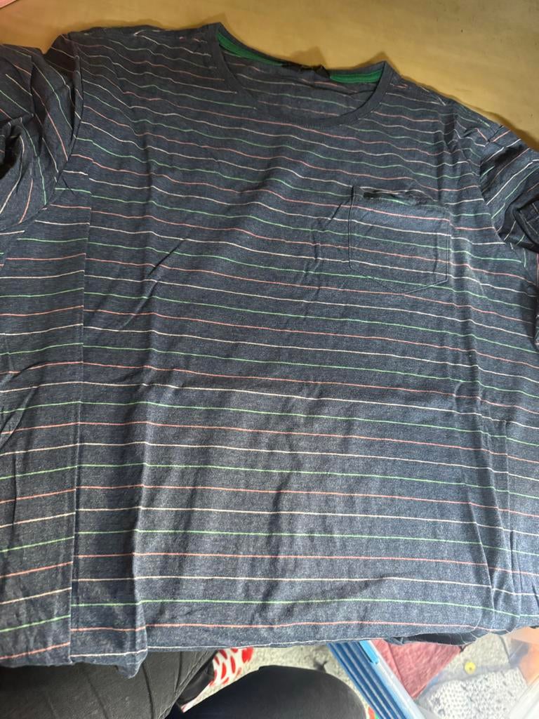 Heren PME T-shirt XXL gestreept, Ophalen of Verzenden, Gedragen, Overige maten, Blauw