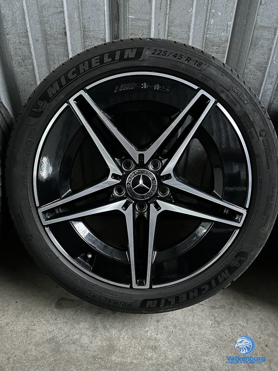 6-7mm! Originele Mercedes AMG C300E Hybrid W206 18 inch bree, 18 inch, Gebruikt, -, -