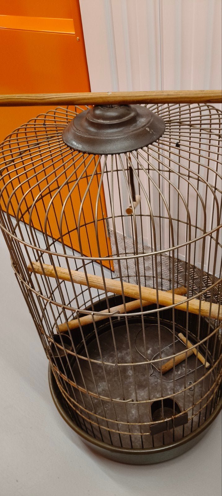 Grote papegaai kooi, Ophalen, Gebruikt, Metaal, Vogelkooi