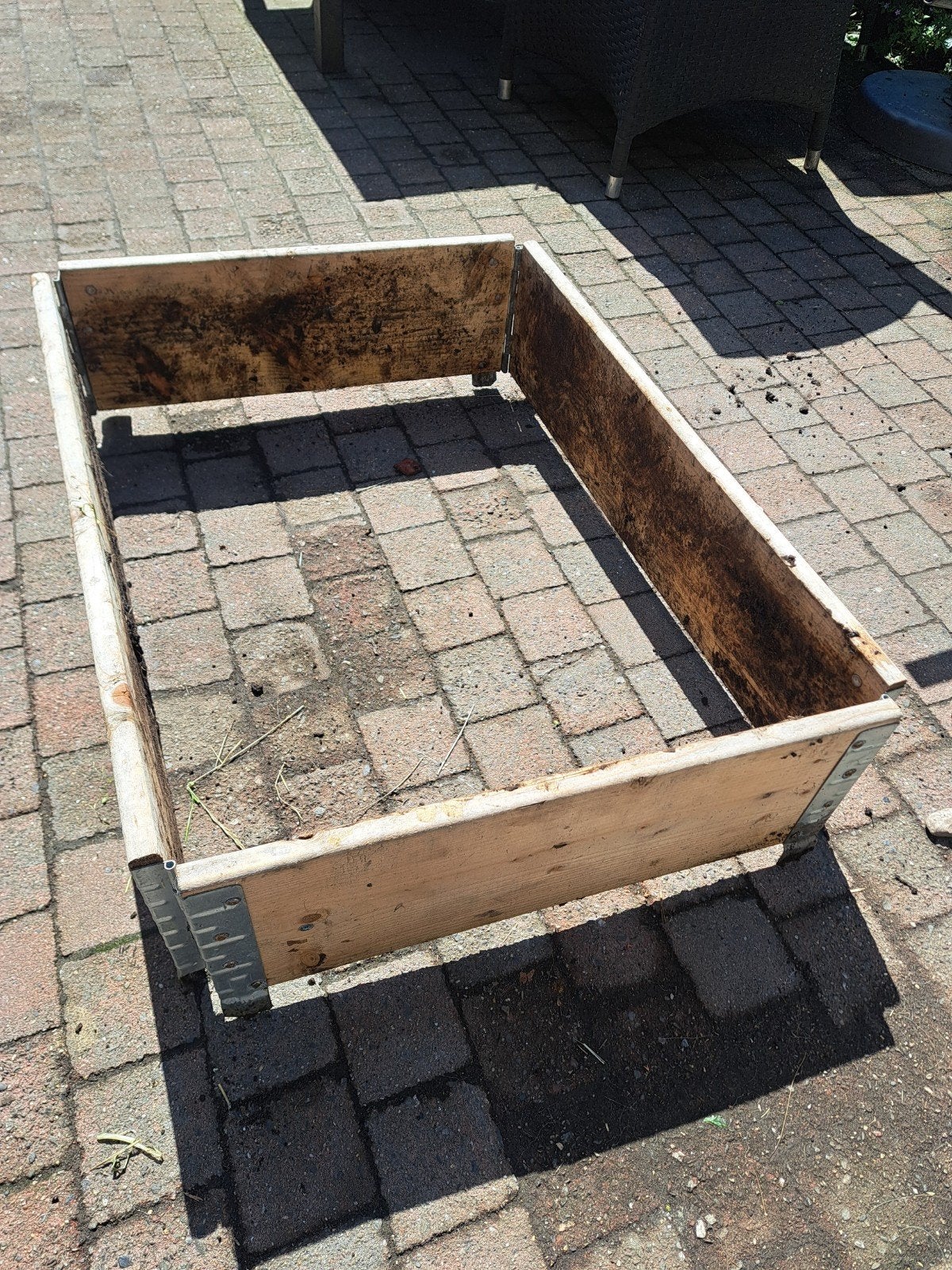 2 Moestuinbakken 60x80 cm, Tuin en Terras, Bloembakken en Plantenbakken, Ophalen, Rond, Hout, Minder dan 30 cm