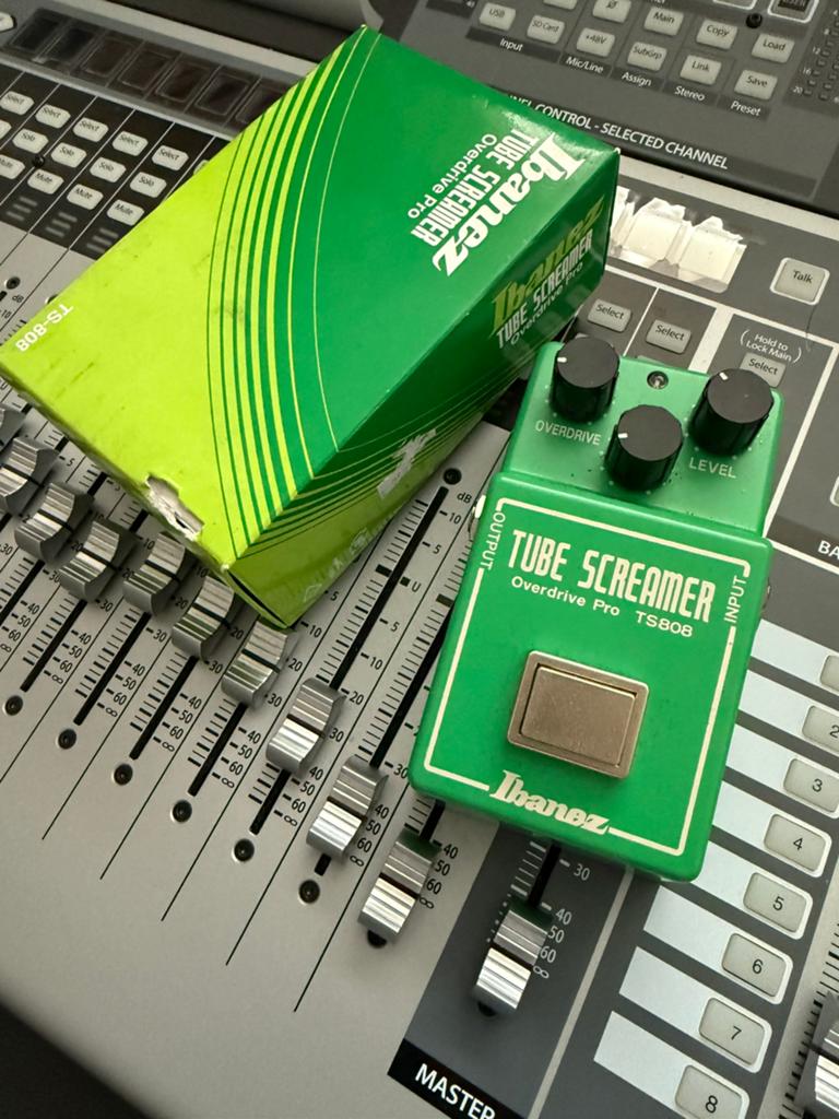 Ibanez TS808 Tube Screamer (JRC4558D Chip) Nieuwstaat + Doos, Muziek en Instrumenten, Effecten, Ophalen, Zo goed als nieuw
