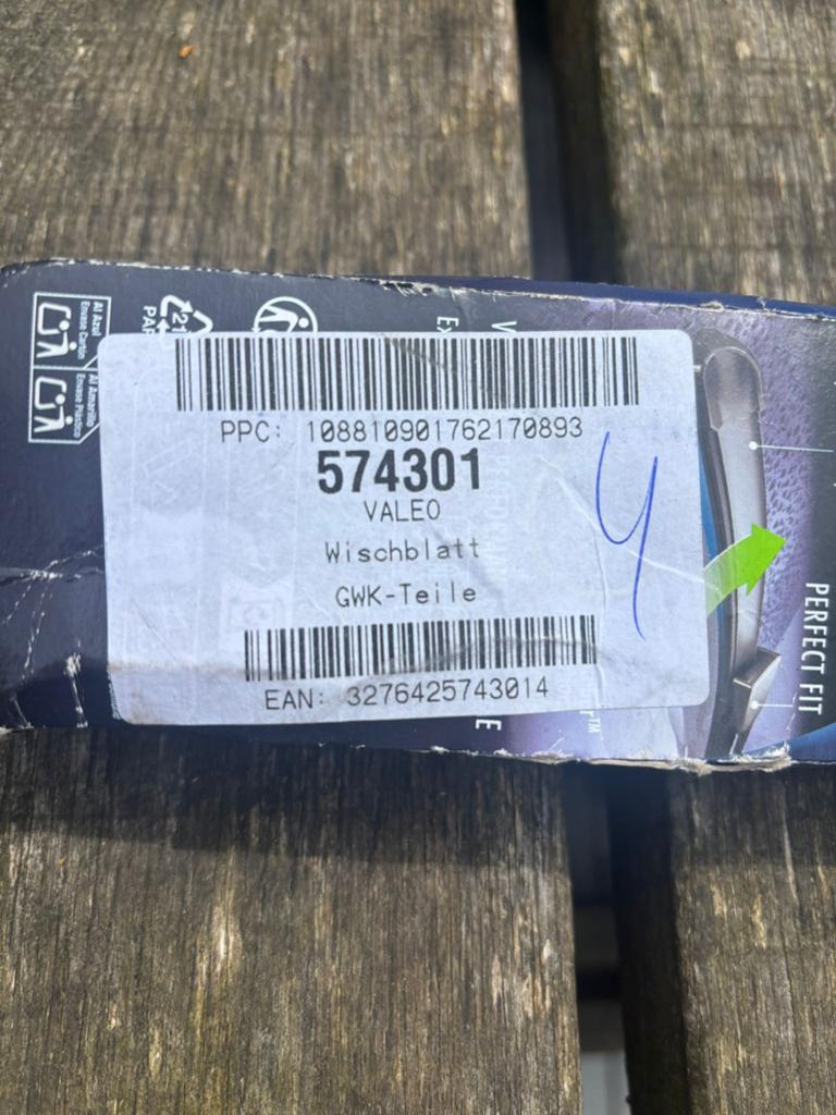 Ruitenwisser Valeo Silencio VF300 voor Volkswagen Polo, Auto-onderdelen, Ophalen, Nieuw, Volkswagen
