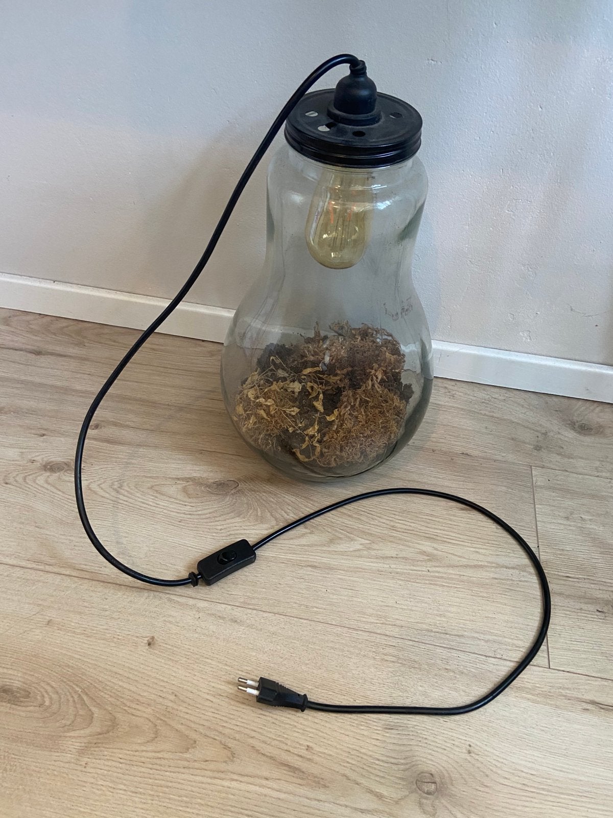 Vaas/lamp, Ophalen of Verzenden, Zo goed als nieuw