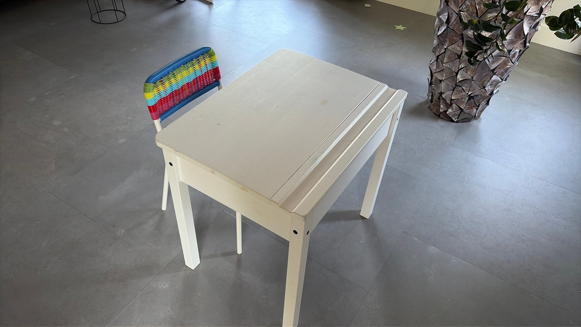Net kinderbureau met stoeltje, Kinderen en Baby's, Kinderkamer | Tafels en Stoelen, Ophalen, Gebruikt, Tafel(s) en Stoel(en)