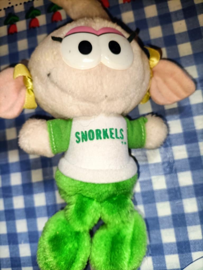 Snorks Snorkels knuffel Applause uit 1983 Casey Kelp, Ophalen of Verzenden, Zo goed als nieuw, Overige typen