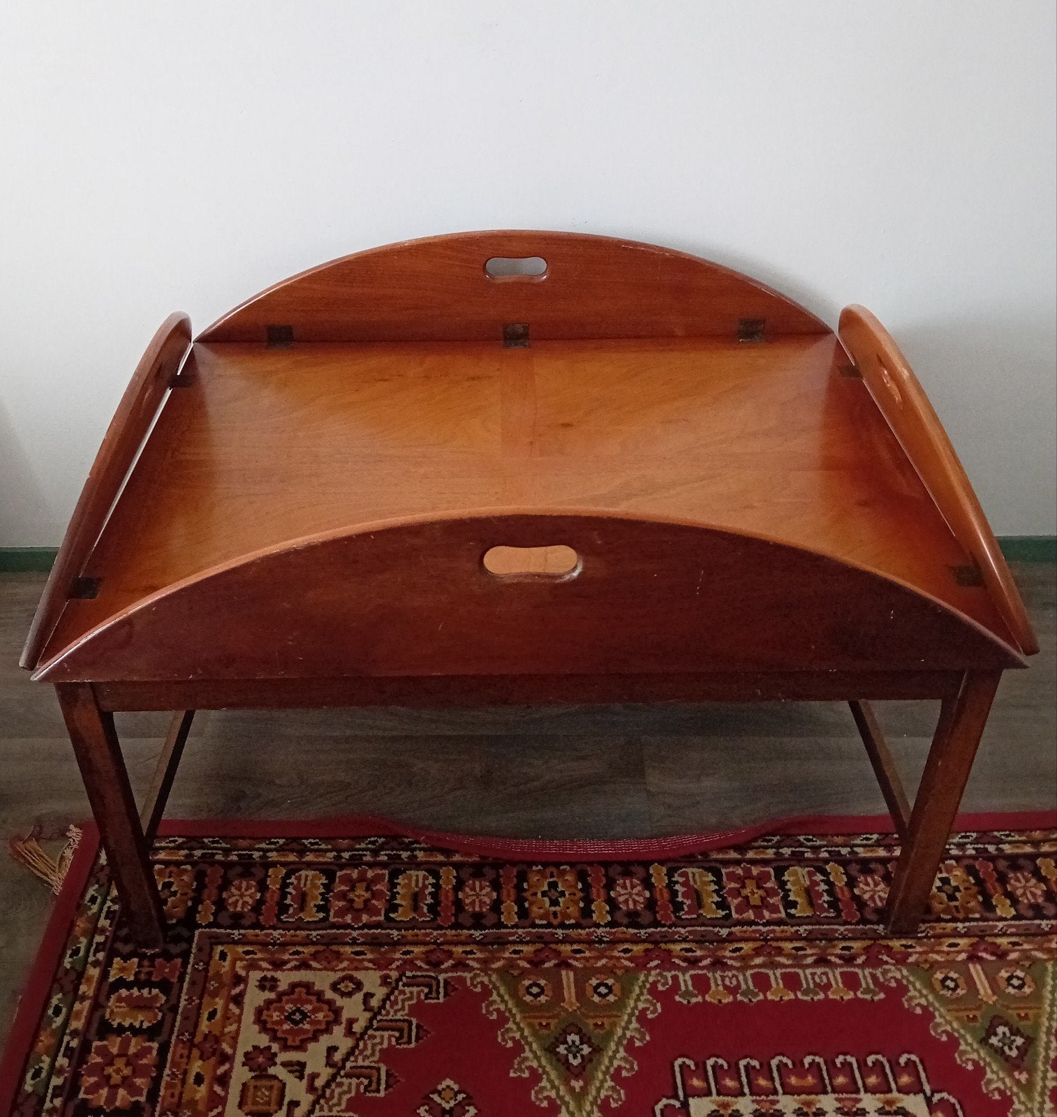 Grote Butlers Tray, Ophalen, Zo goed als nieuw, Hout
