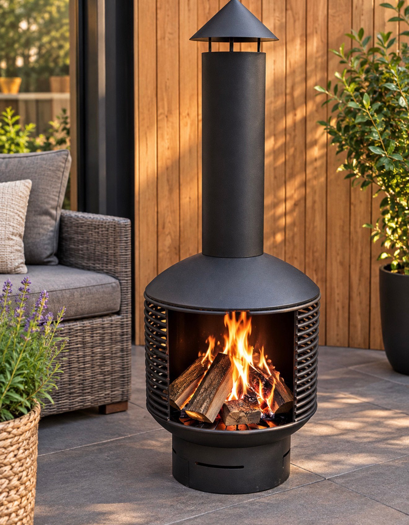 Tuinhaard, inclusief hout incl. Afdekhoes, nieuw, Tuin en Terras, Ophalen, Nieuw