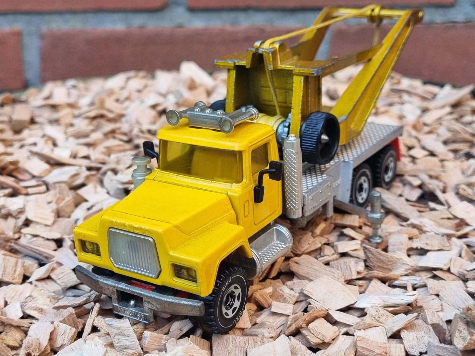 Siku Mack Takelwagen - Made in W-Germany, Ophalen of Verzenden, Gebruikt, Bus of Vrachtwagen, SIKU