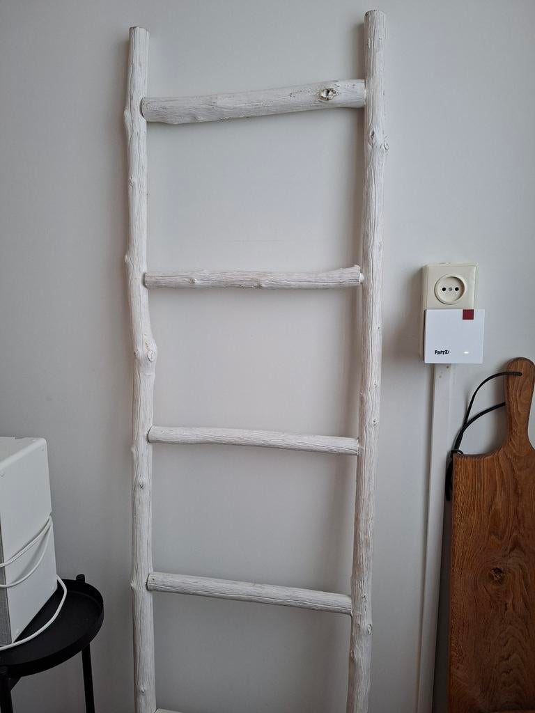 Decoratieve ladder - 43cm breed, 153cm hoog, Ophalen, Hout, Gebruikt, Landelijk