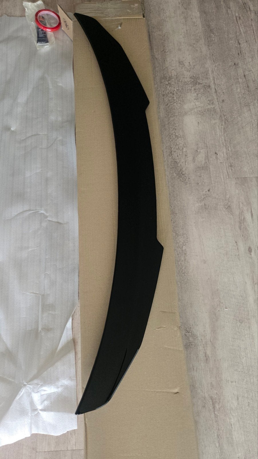 Ducktail spoiler Zwart Glanzend voor BMW G22 G23 (vanaf, Ophalen of Verzenden