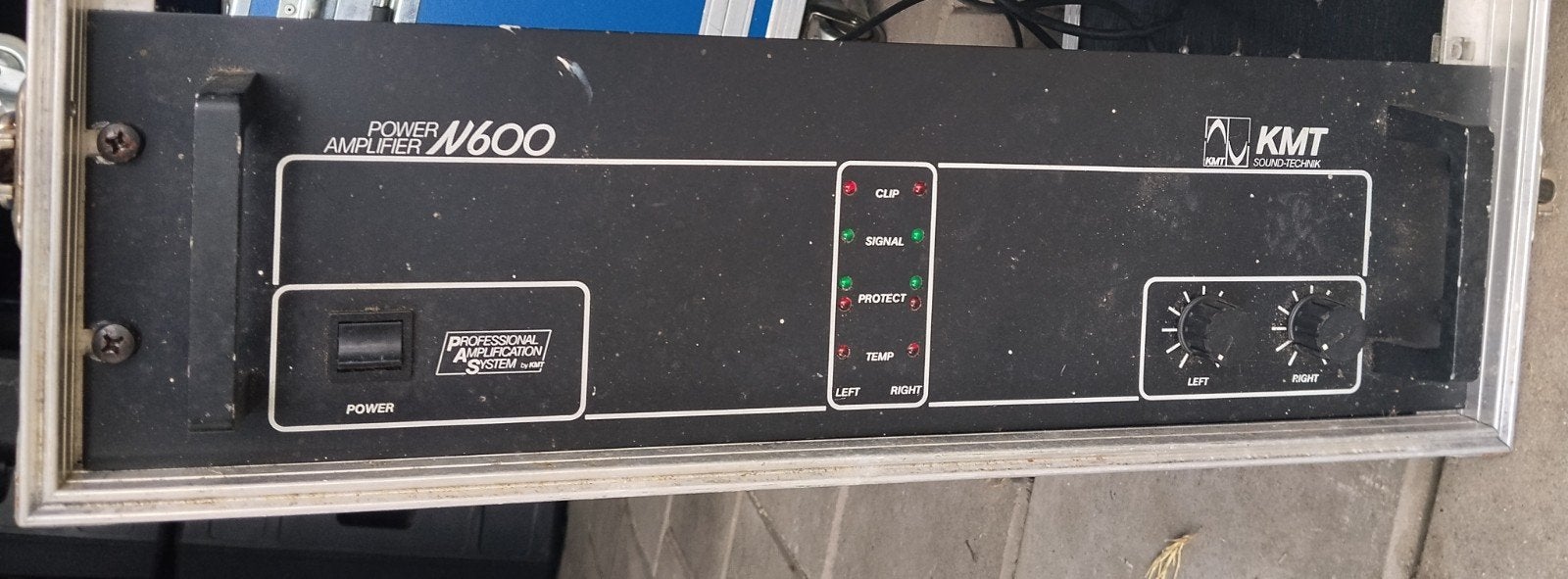 Vintage KMT N600 Power Versterker - Professioneel Geluid, Overige merken, Gebruikt, Ophalen of Verzenden, 120 watt of meer