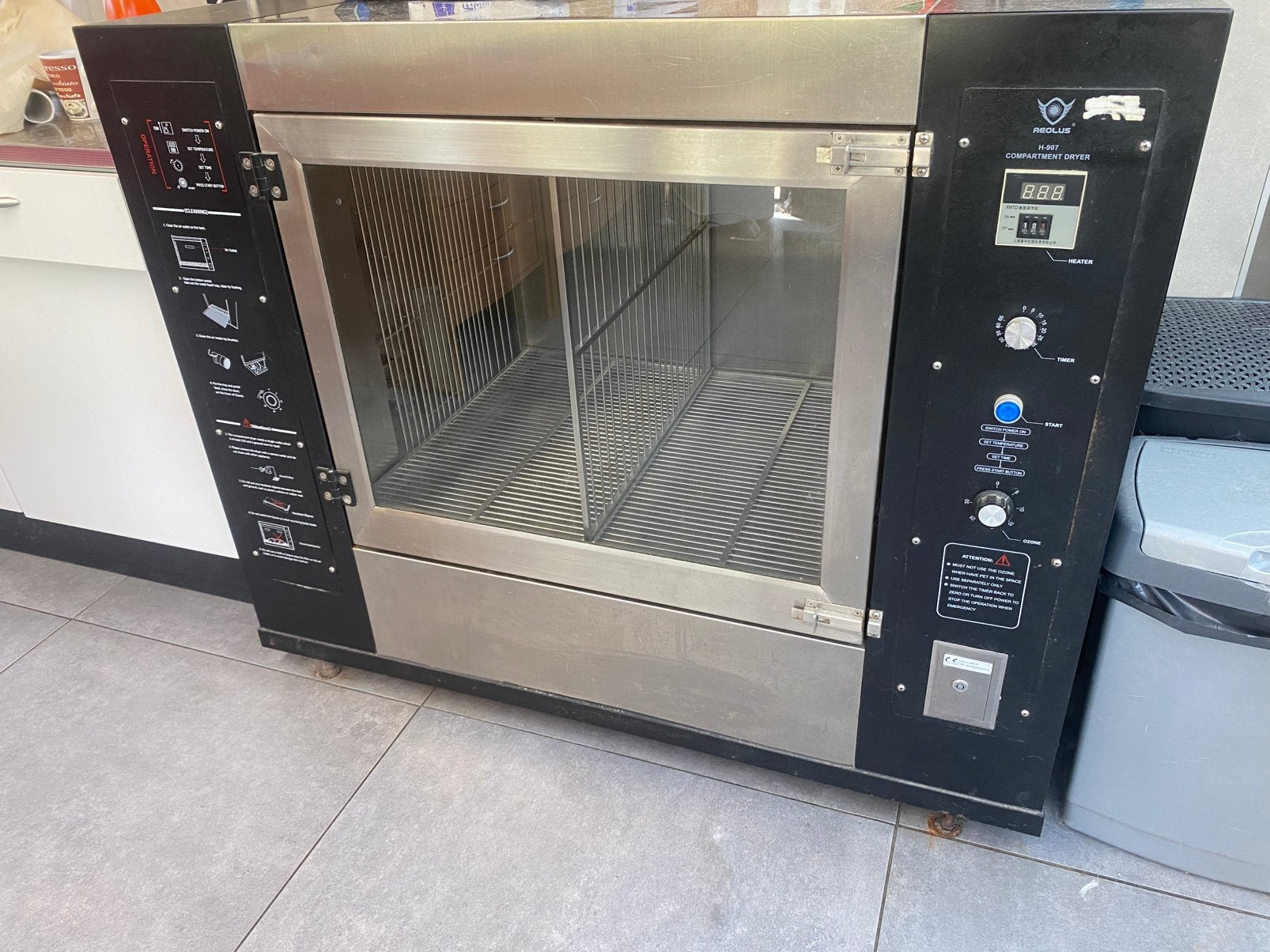 Professionele droogcabine / droogkast Aeolus H-907, Ophalen, Gebruikt