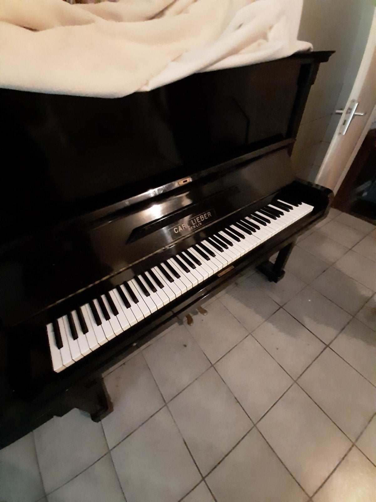 Carl Lieber Berlin Piano - Zwart Hoogglans, Ophalen, Gebruikt, Zwart, Piano