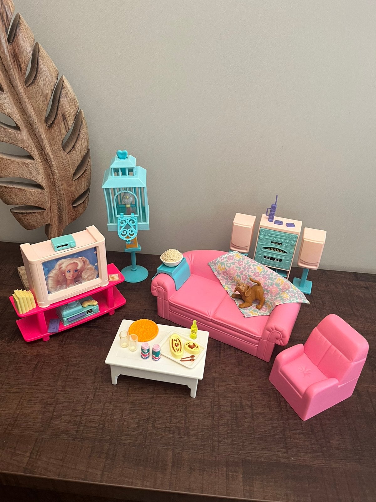 Barbie so much to do livingroom 1995, Kinderen en Baby's, Speelgoed | Poppen, Ophalen of Verzenden, Gebruikt, Barbie