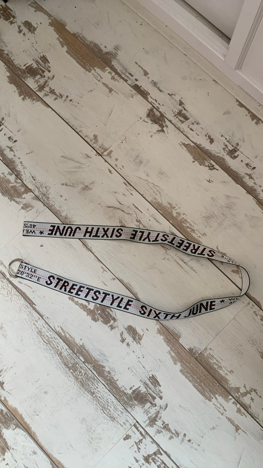 Streetstyle Sixth June Riem, Wit, Heupriem, Ophalen of Verzenden, Gedragen
