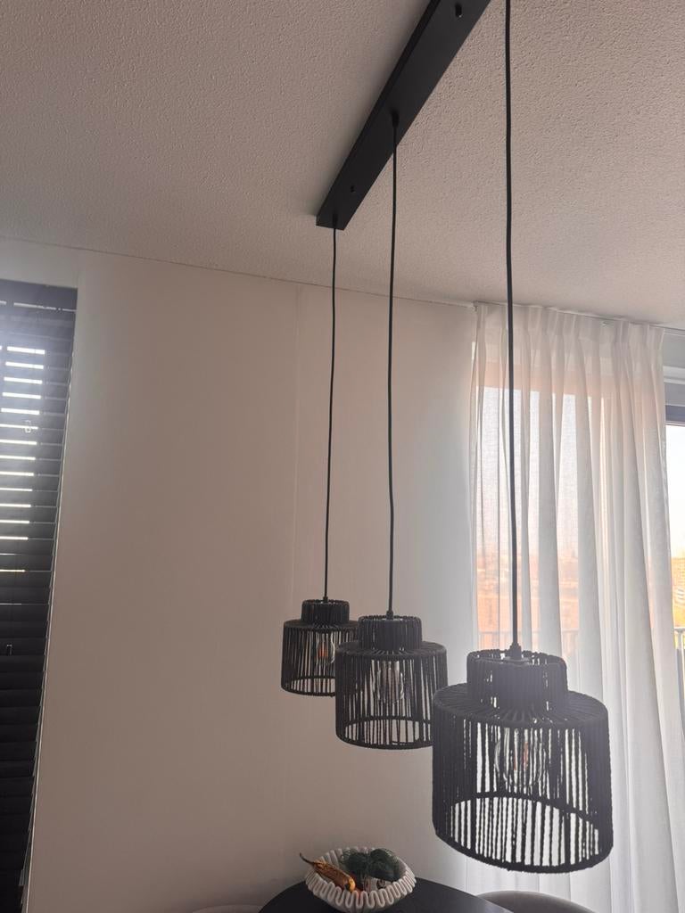GAMMA hanglamp James zwart, Ophalen, Gebruikt, Minder dan 50 cm