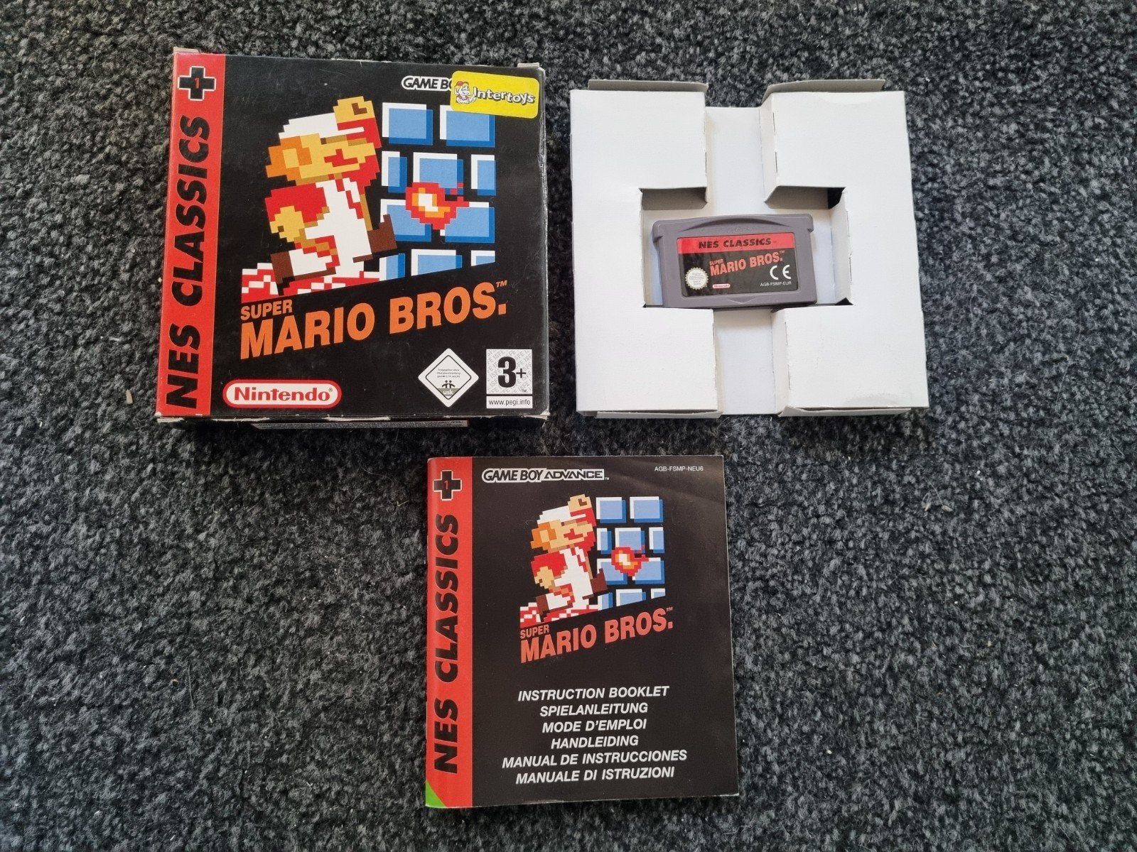 NES classics - Super Mario Bros voor de gameboy advance CIB, Avontuur en Actie, 1 speler, Ophalen of Verzenden, Zo goed als nieuw